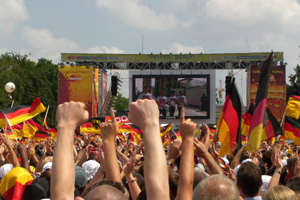 Fanmeile in Berlin am Finaltag