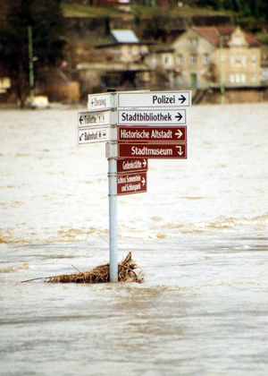 Hochwasser in Pirna 2006
