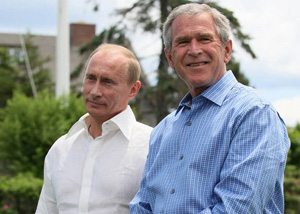 Putin und Bush